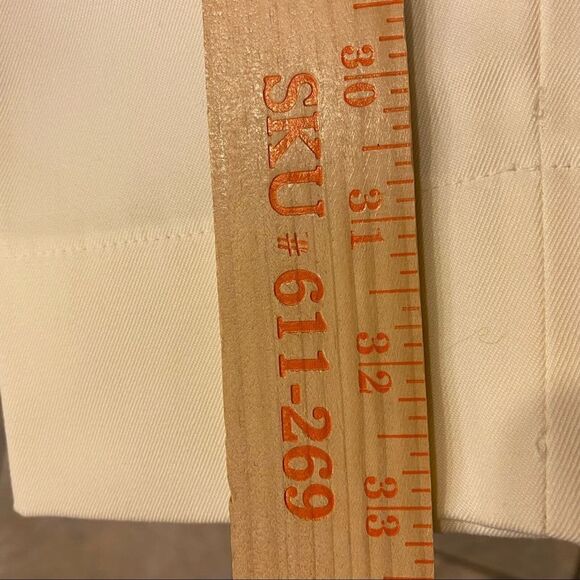 Nordstrom BP TALL SILKY Slacks Pants Cream Pro Career Pockets HighRise 13 TALL - Picture 6 of 12